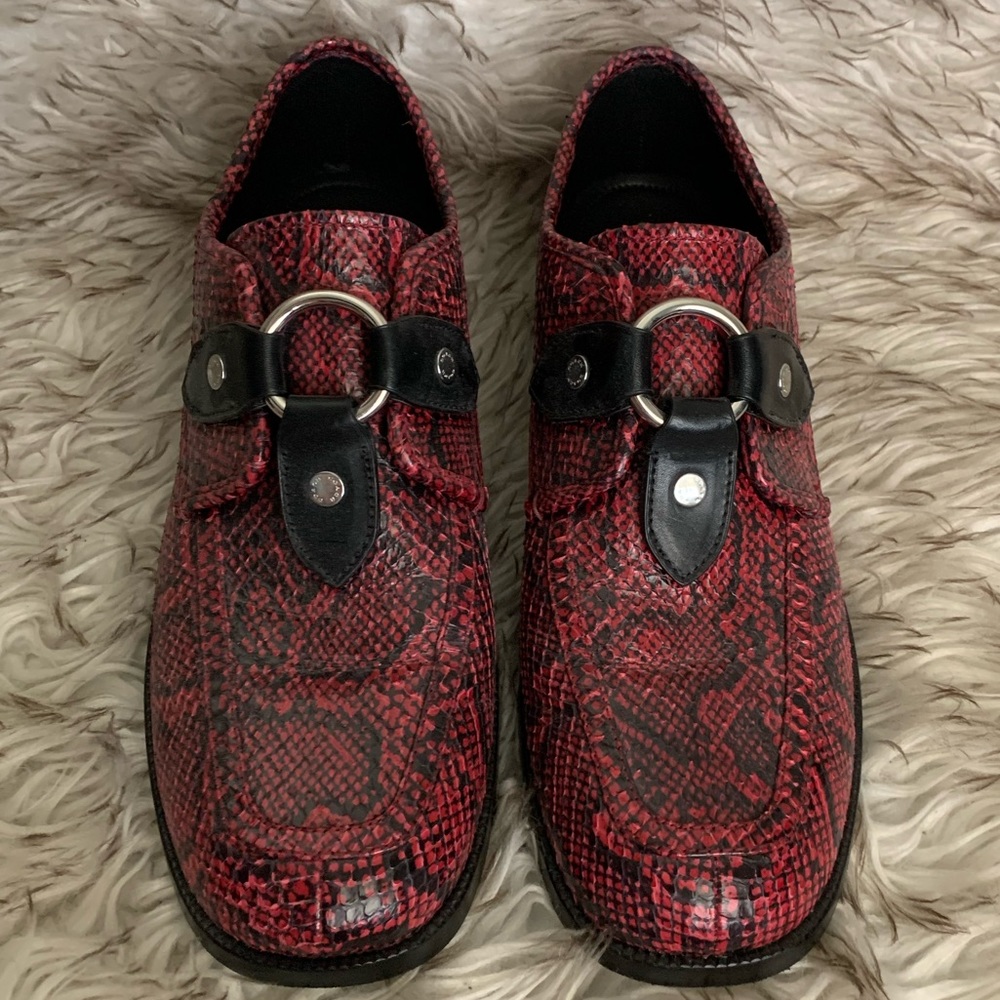 COACH Men’s Western Derby Harness Loafer in MultiColor Land snake